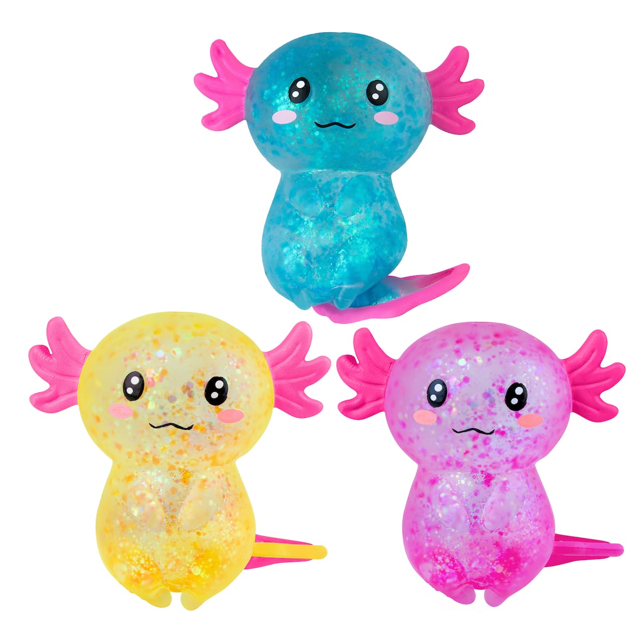 Assorted Orb™ Curiosities Sparklee Alolotl Squishy Toy, 1pc.
